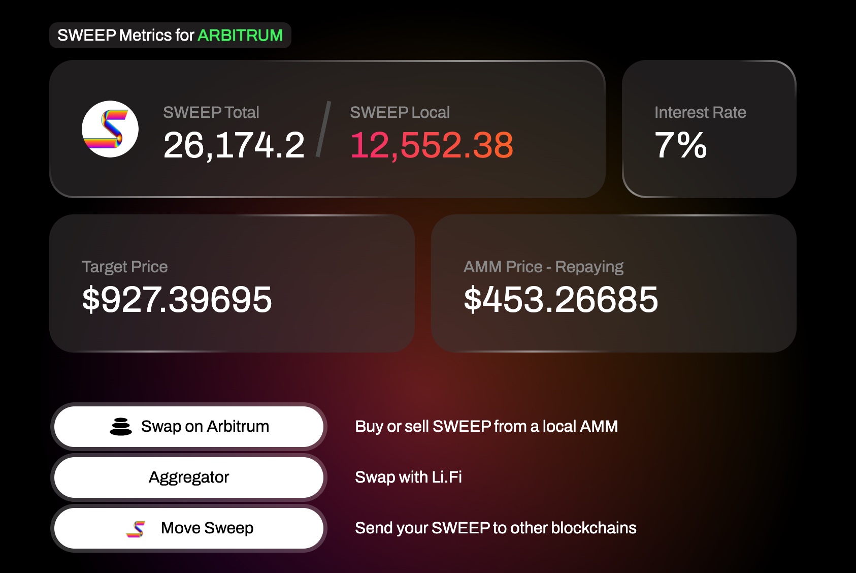 Sweep - Lending Protocol